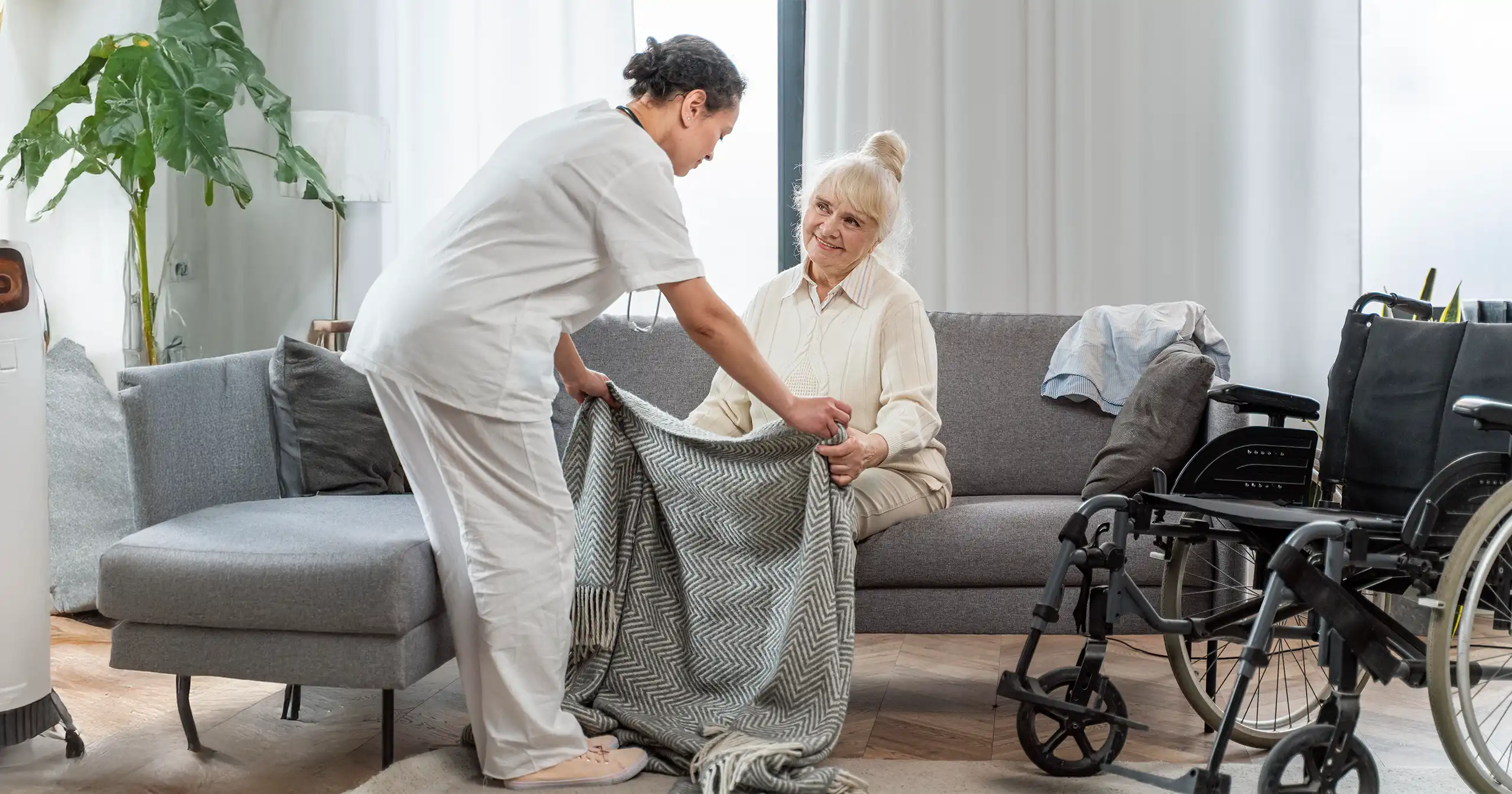 casa de repouso, cuidadora